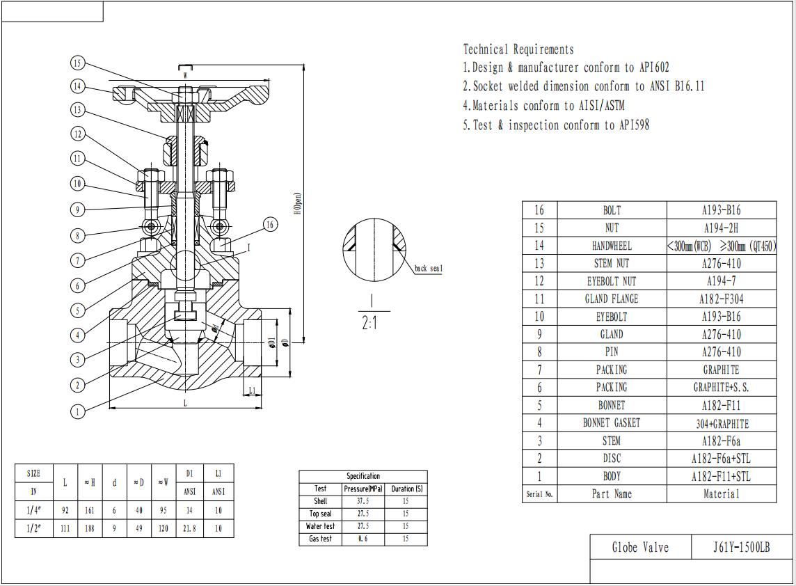 J61Y-1500LB-SW-F11