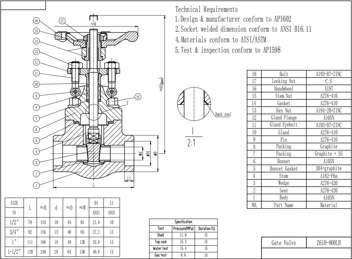 Z61H-800LB-SW-A105N